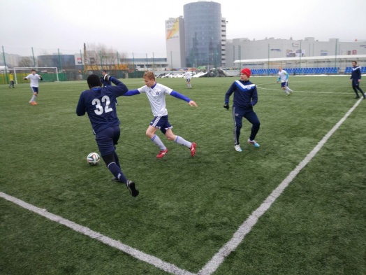 Молодежная команда «Росич» провела контрольный матч со студентами «бауманки»