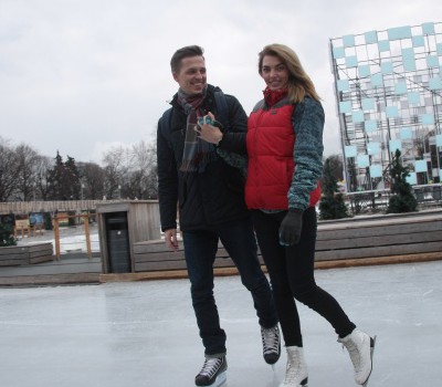 Каткам Центра спорта “Московский” не страшен снегопад. Фото архивное