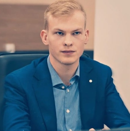 Председатель Молодежной палаты - Никитин Александр Сергеевич